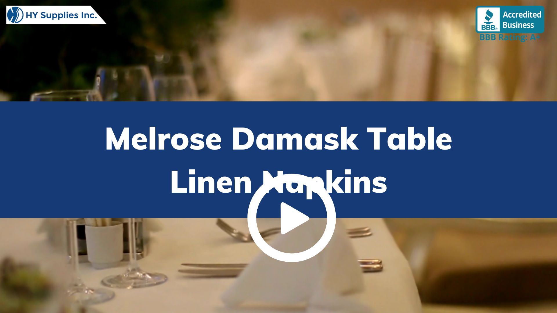 Melrose Damask Table Linen Napkins