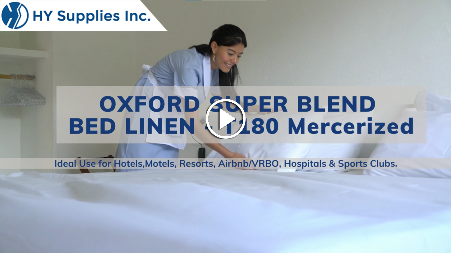 OXFORD SUPER BLEND BED LINEN - T180 Mercerized