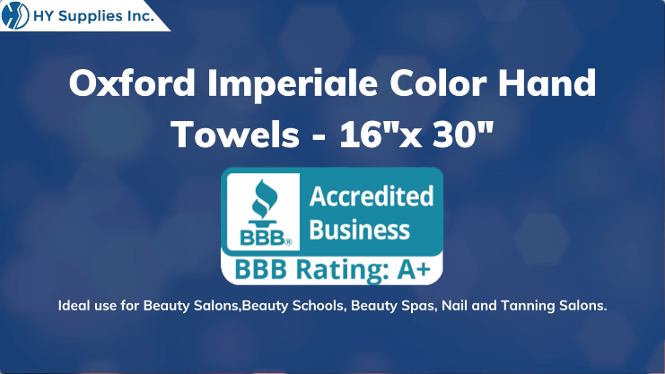 Oxford Imperiale Color Hand Towels - 16""x 30""