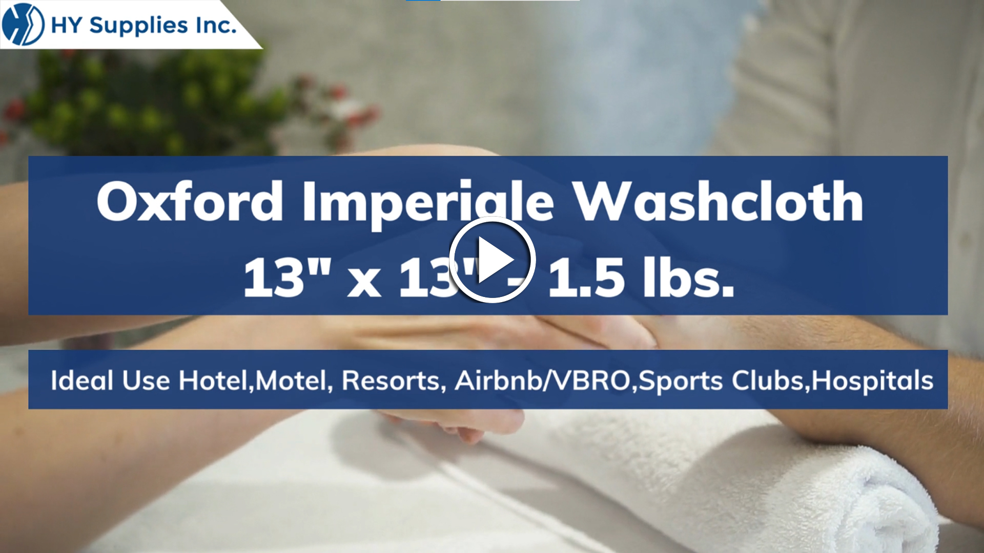 Oxford Imperiale Washcloth - 13" x 13"- 1.5 lbs.