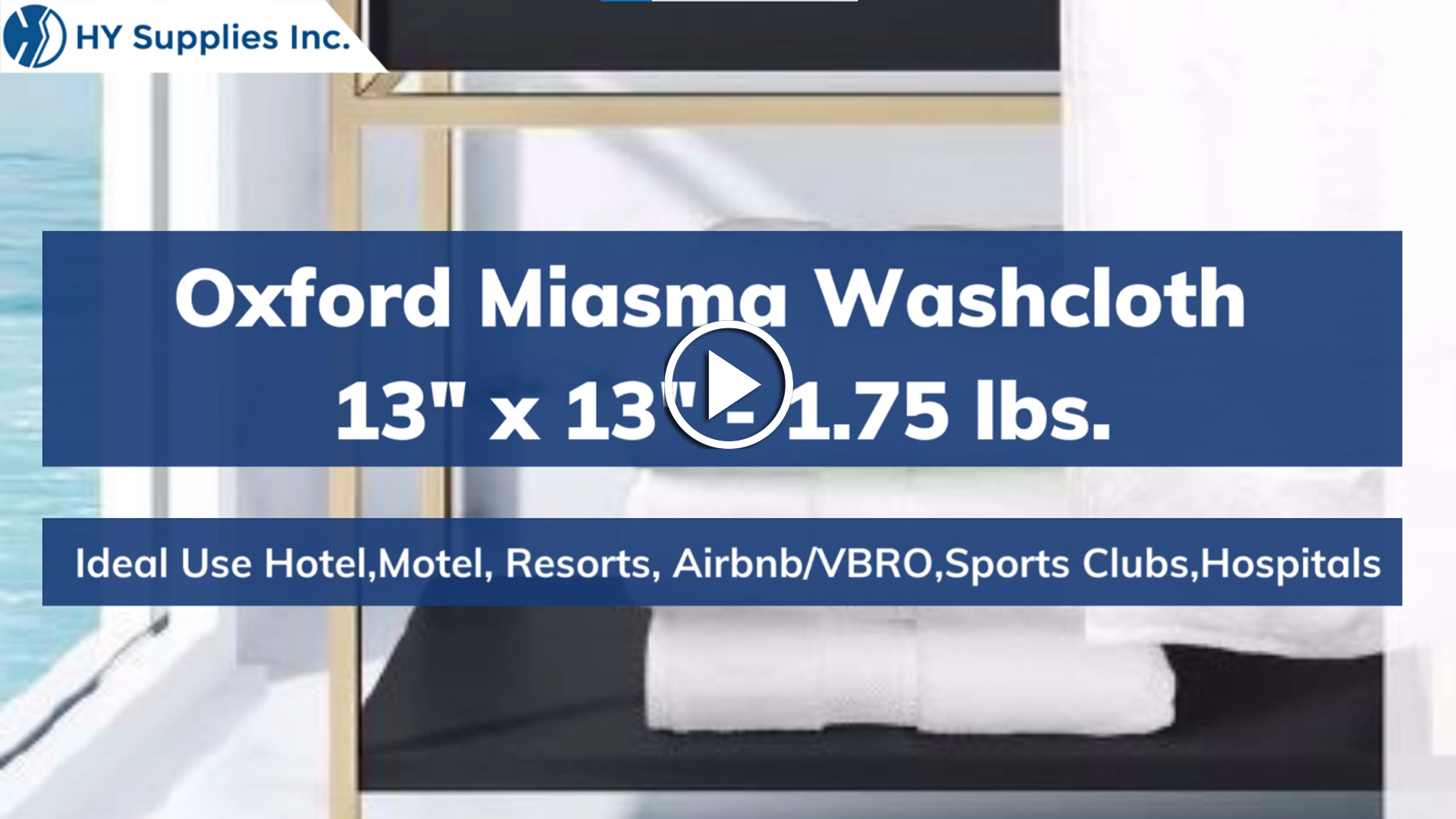 Oxford Miasma Washcloth - 13"x 13" - 1.75 lbs.
