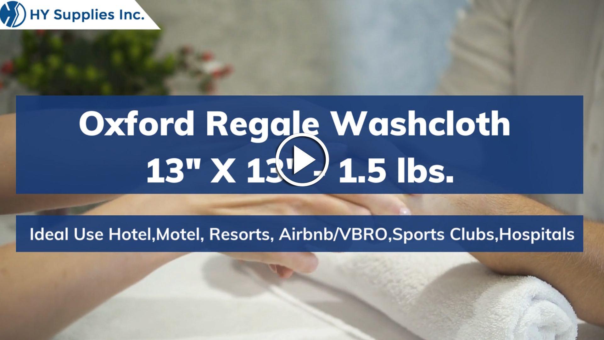 Oxford Regale Washcloth - 13" X 13"- 1.5 lbs.