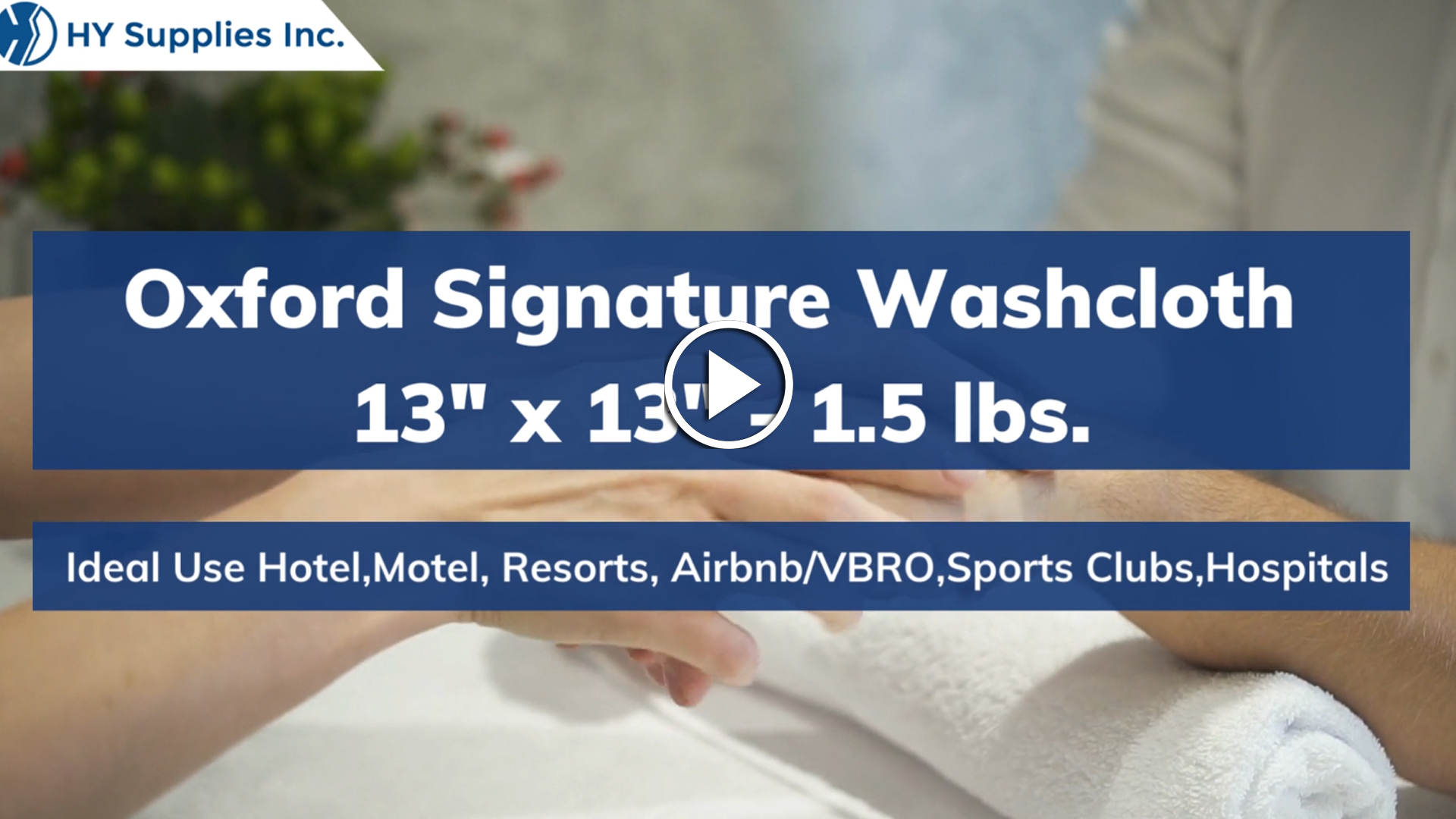 Oxford Signature Washcloth - 13"x 13" - 1.5 lbs.