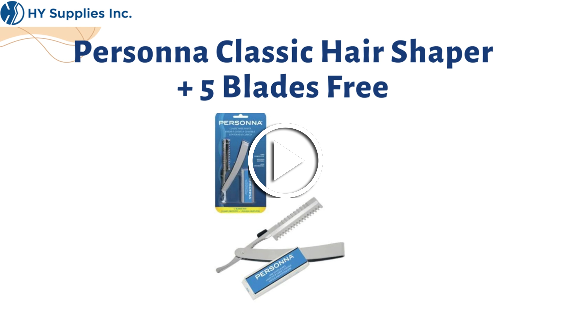 Personna Classic Hair Shaper Free Blades of + 5