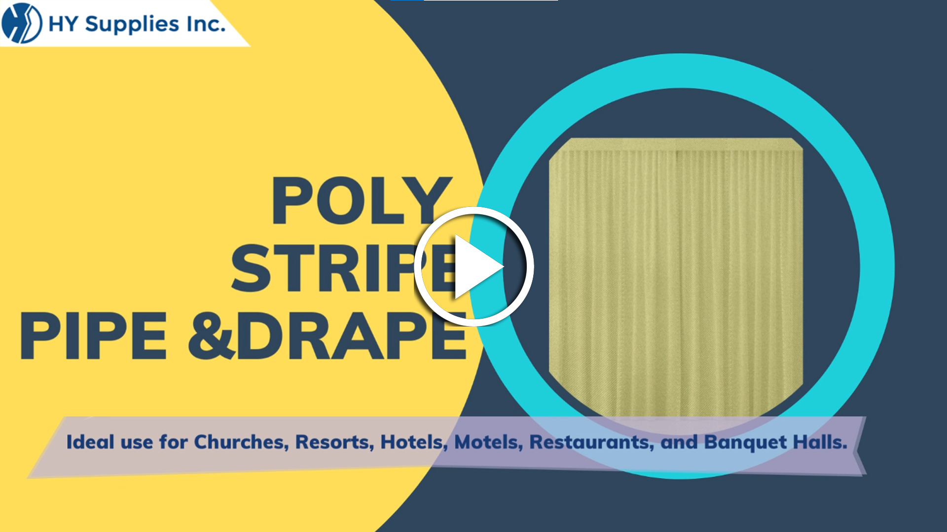 Poly Stripe - Pipe & Drape
