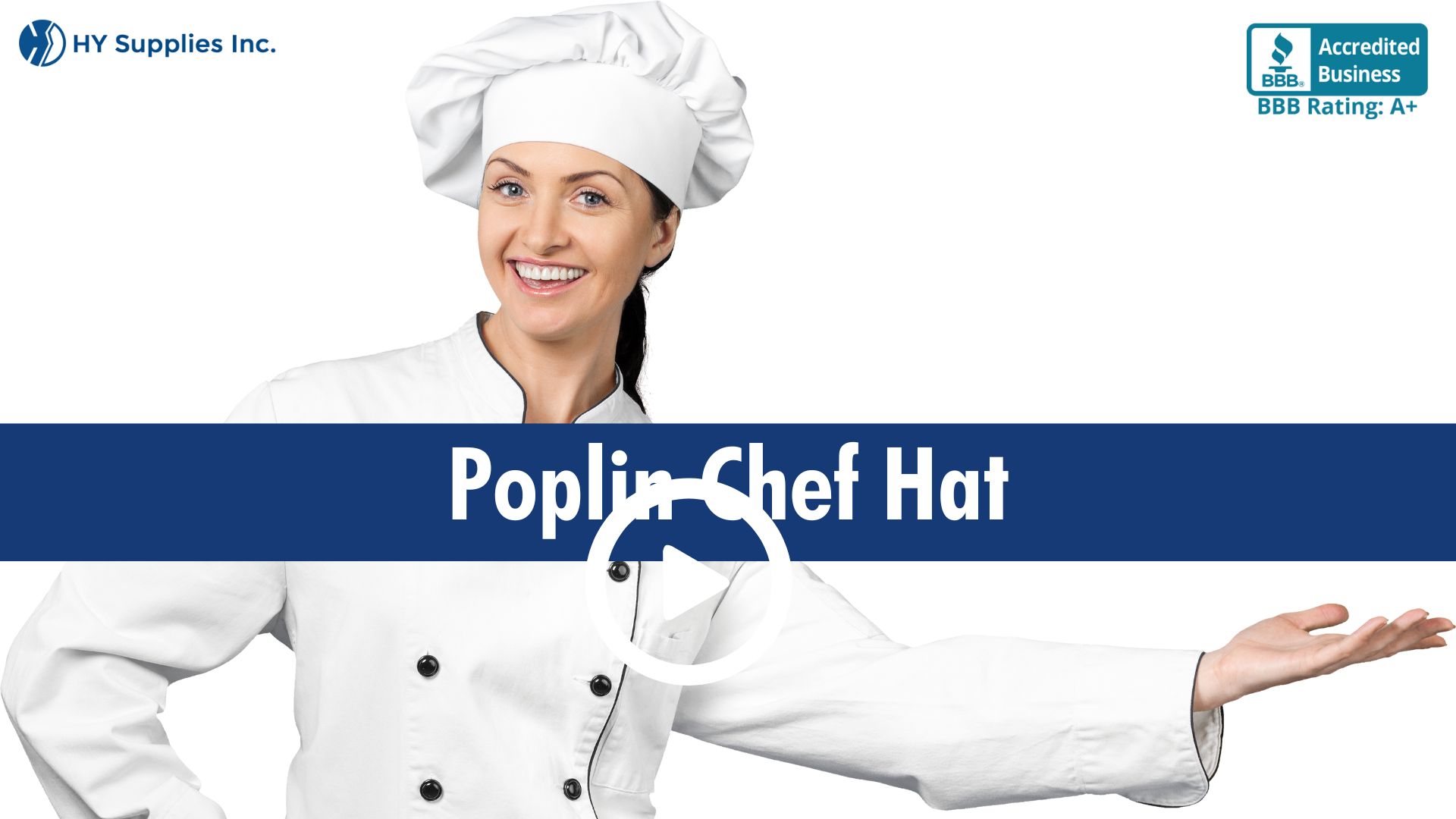 Poplin Chef Hat