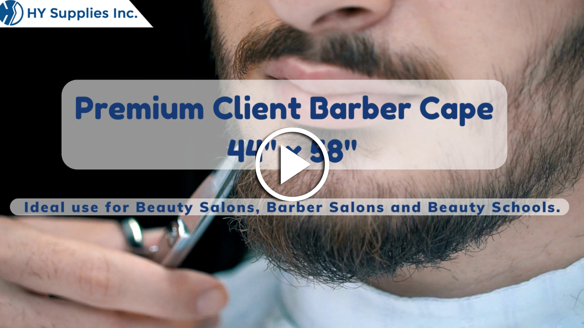 Premium Client Barber Cape - 44"" x 58""