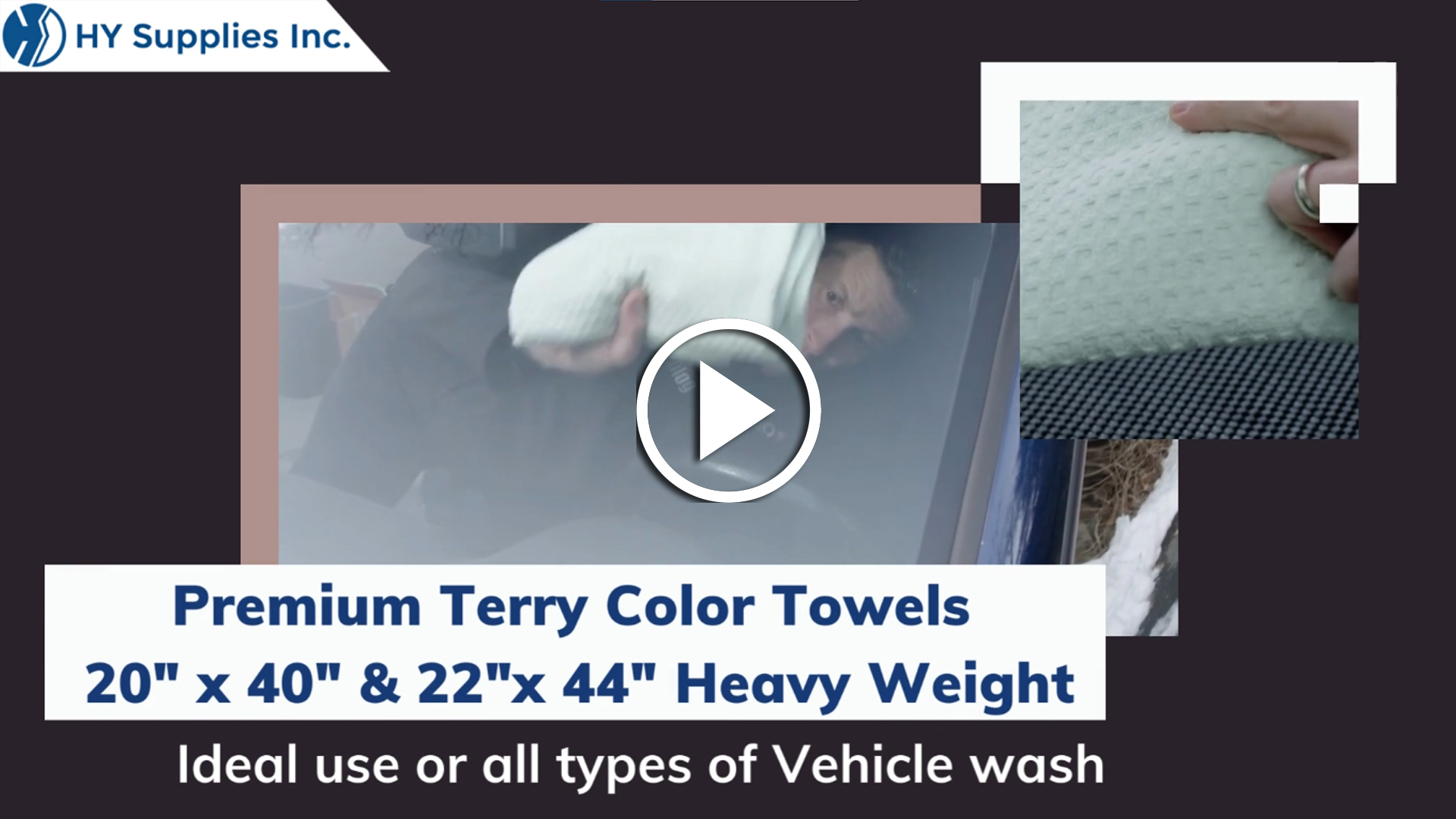Premium Terry Color Towels - 20" x 40"" & 22"x 44"Heavy Weight