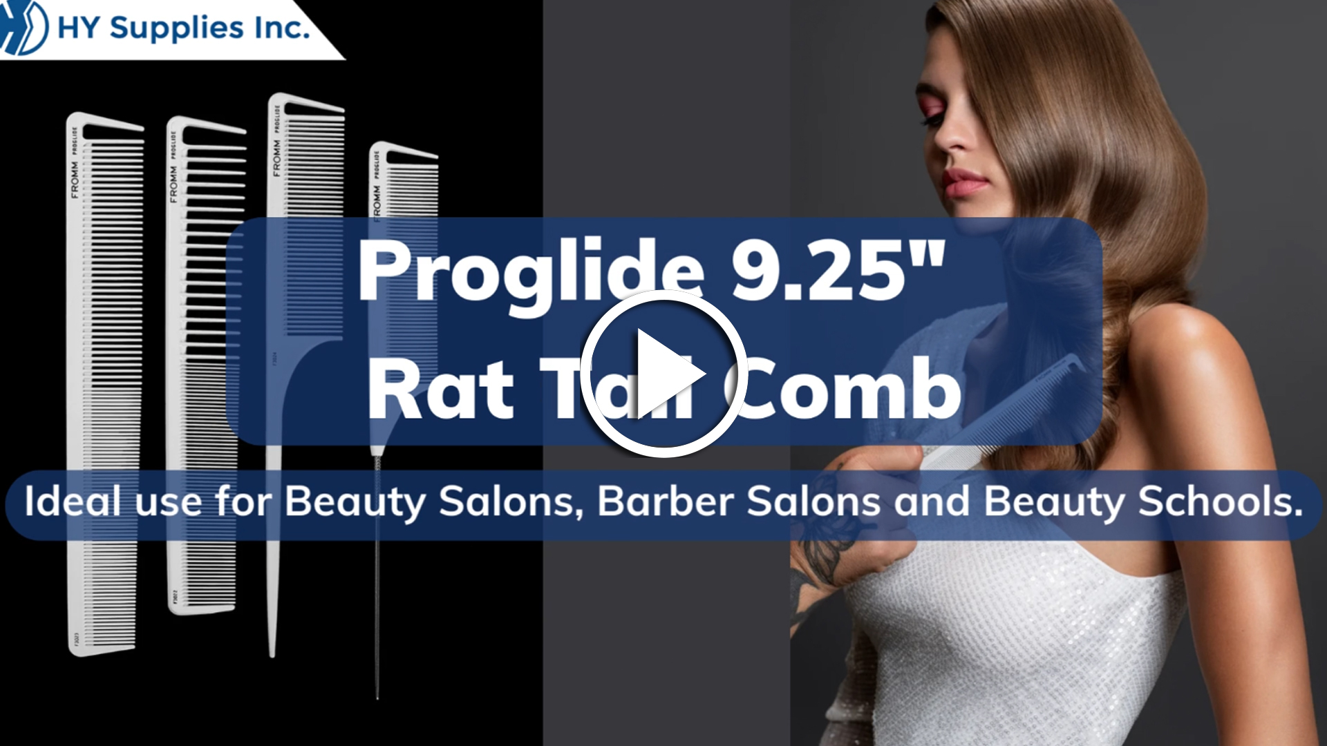 Proglide 9.25" Rat Tail Comb