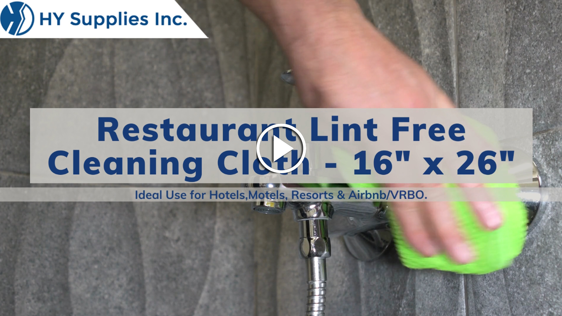 Restaurant Lint Free Cleaning Cloth - 16"x 26"