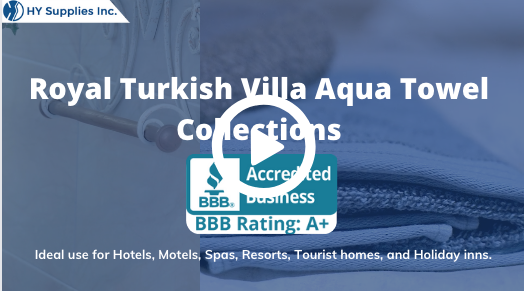 Royal Turkish Villa Aqua Towel Collections