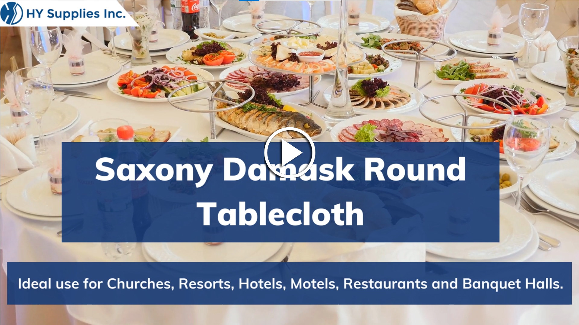 Saxony Damask Round Tablecloth