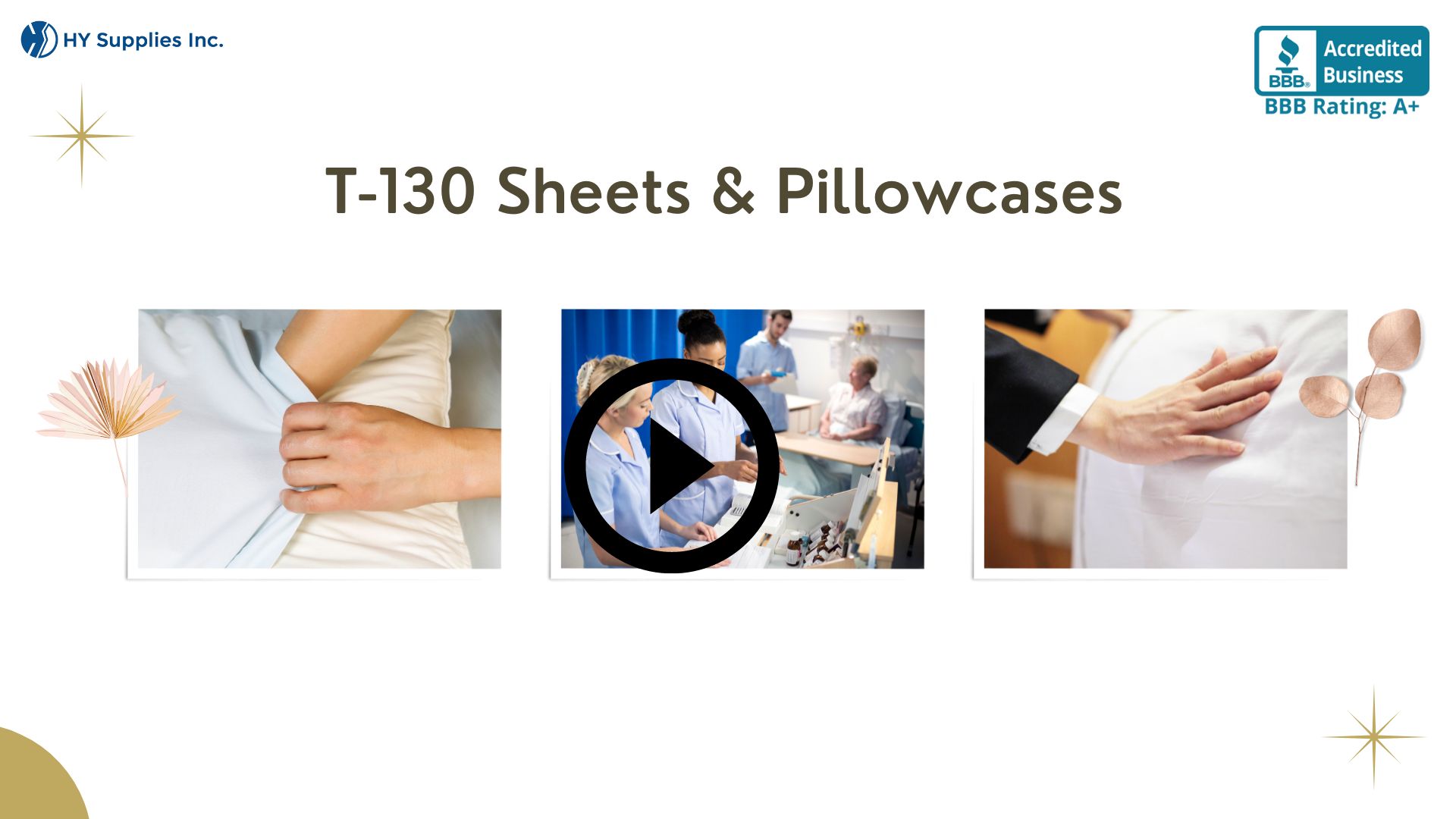 T-130 Sheets & Pillowcases