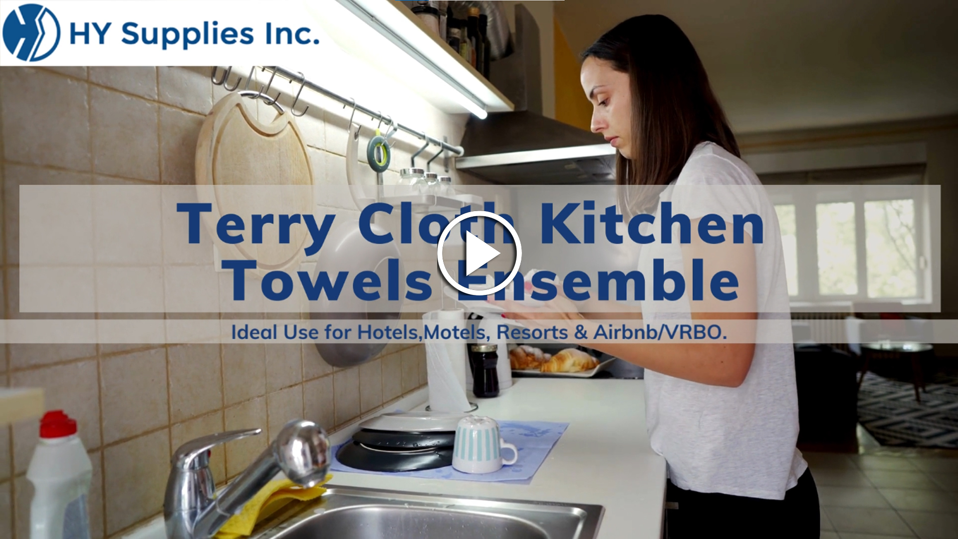 Terry Cloth Kitchen Towels Ensemble