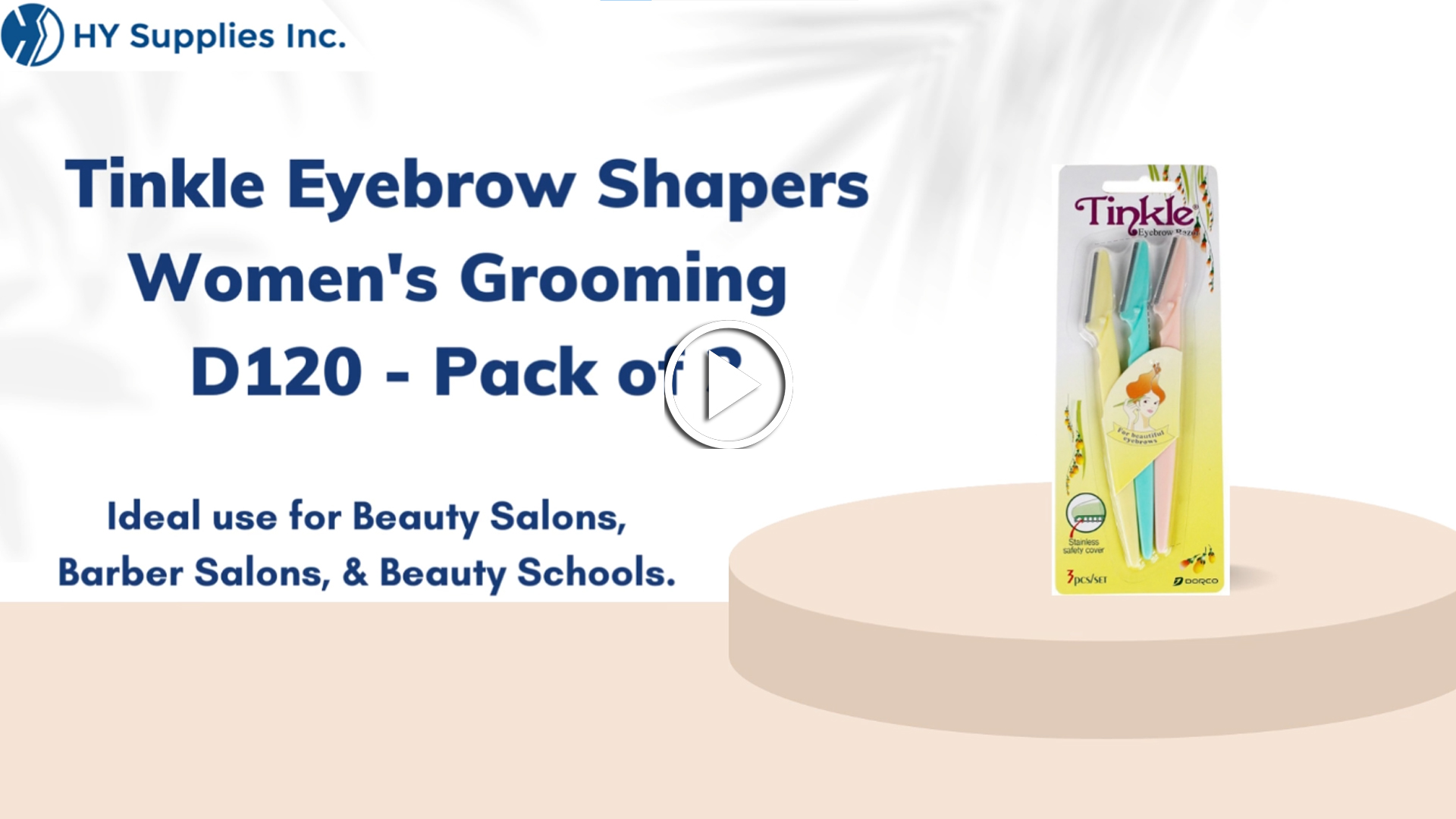 Tinkle Eyebrow Shapers Womens Grooming D120 - Pack of 3