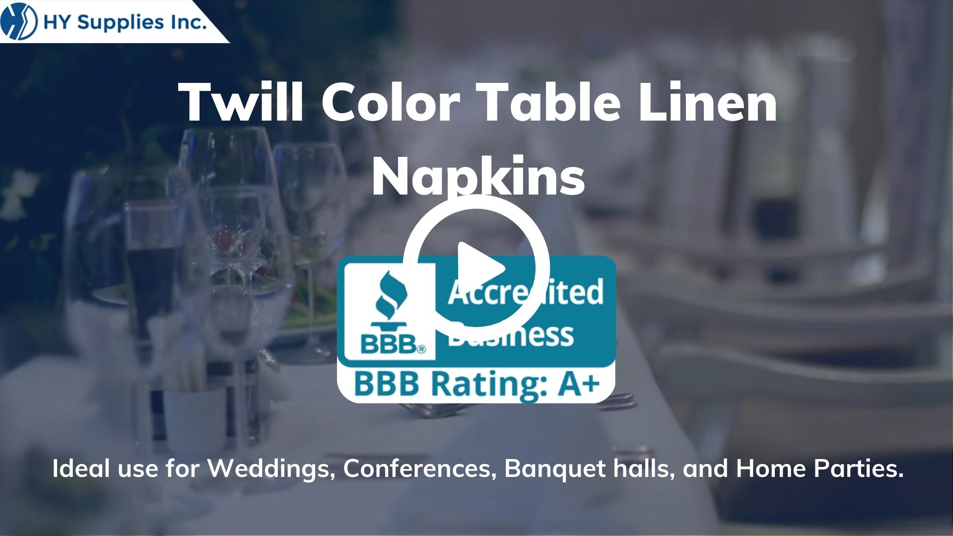 Twill Color Table Linen Napkins