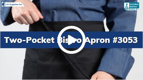 Two-Pocket Bistro Apron #3053