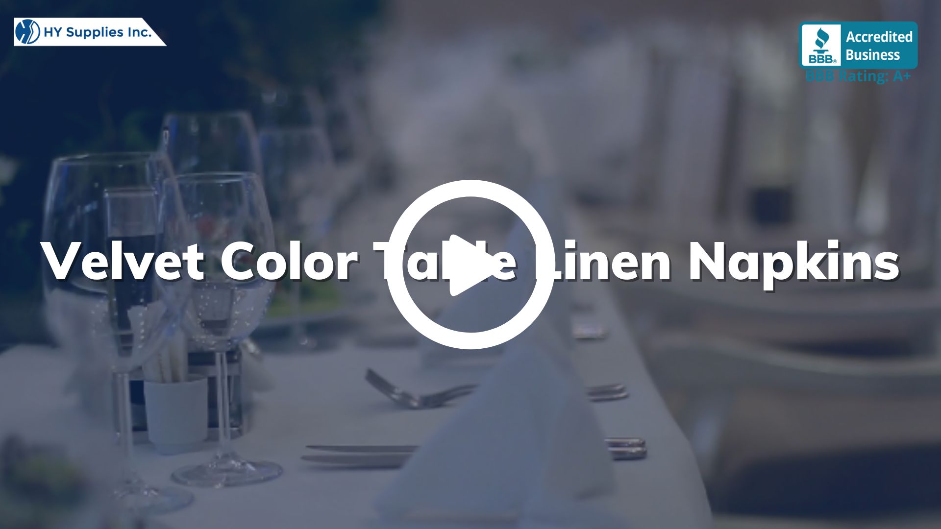 Velvet Color Table Linen Napkins