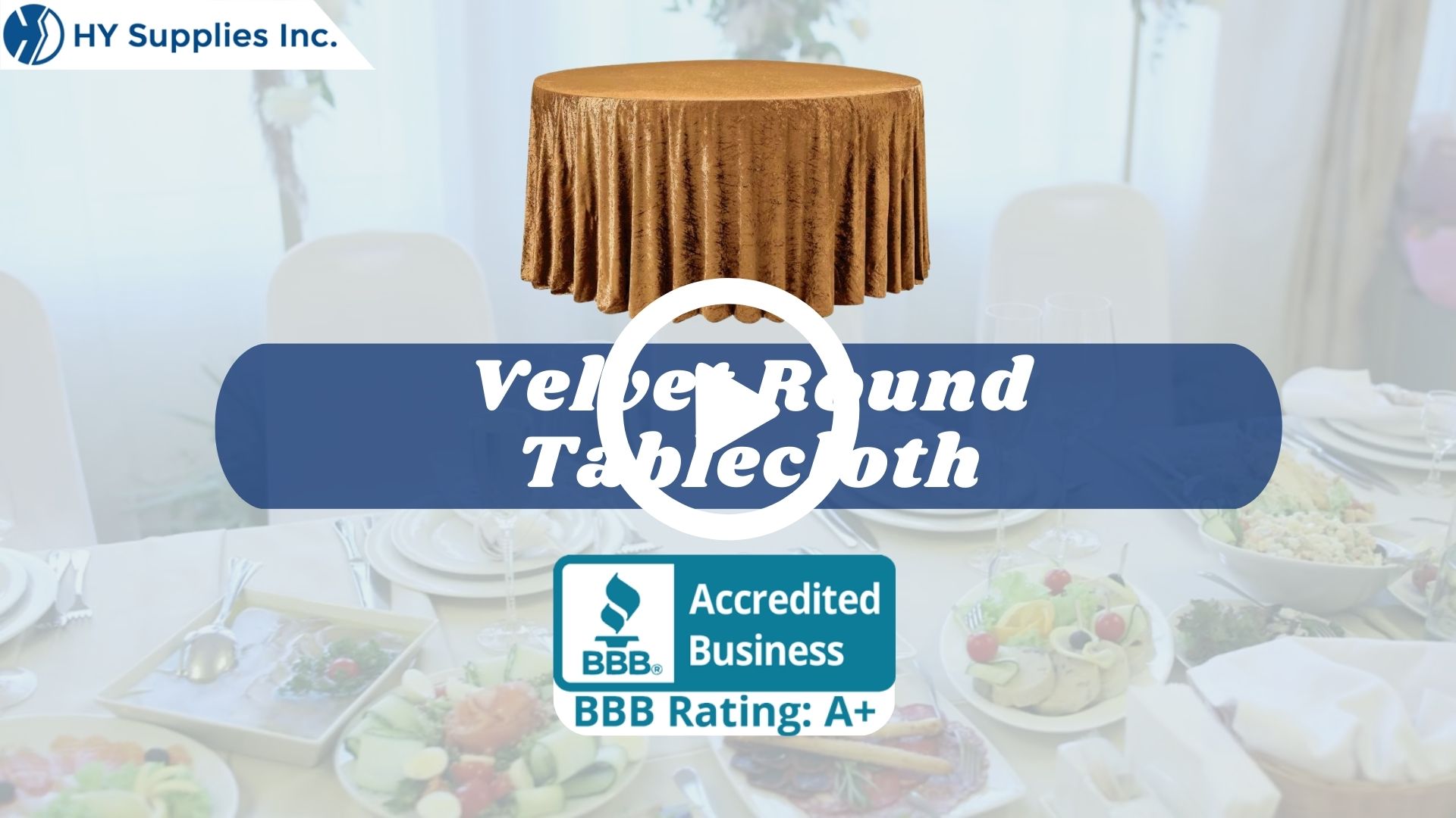 Velvet Round Tablecloth