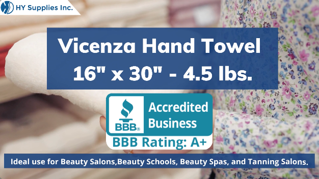 Vicenza Hand Towel - 16"" x 30"" - 4.5 lbs.