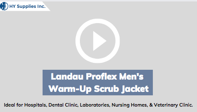 Landau Proflex Men's Warm-Up Scrub Jacket