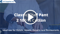 Classic Chef Pant 2 100% Cotton	