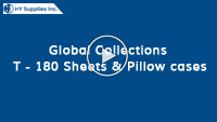  Global Collection T-180 Sheets & Pillowcases