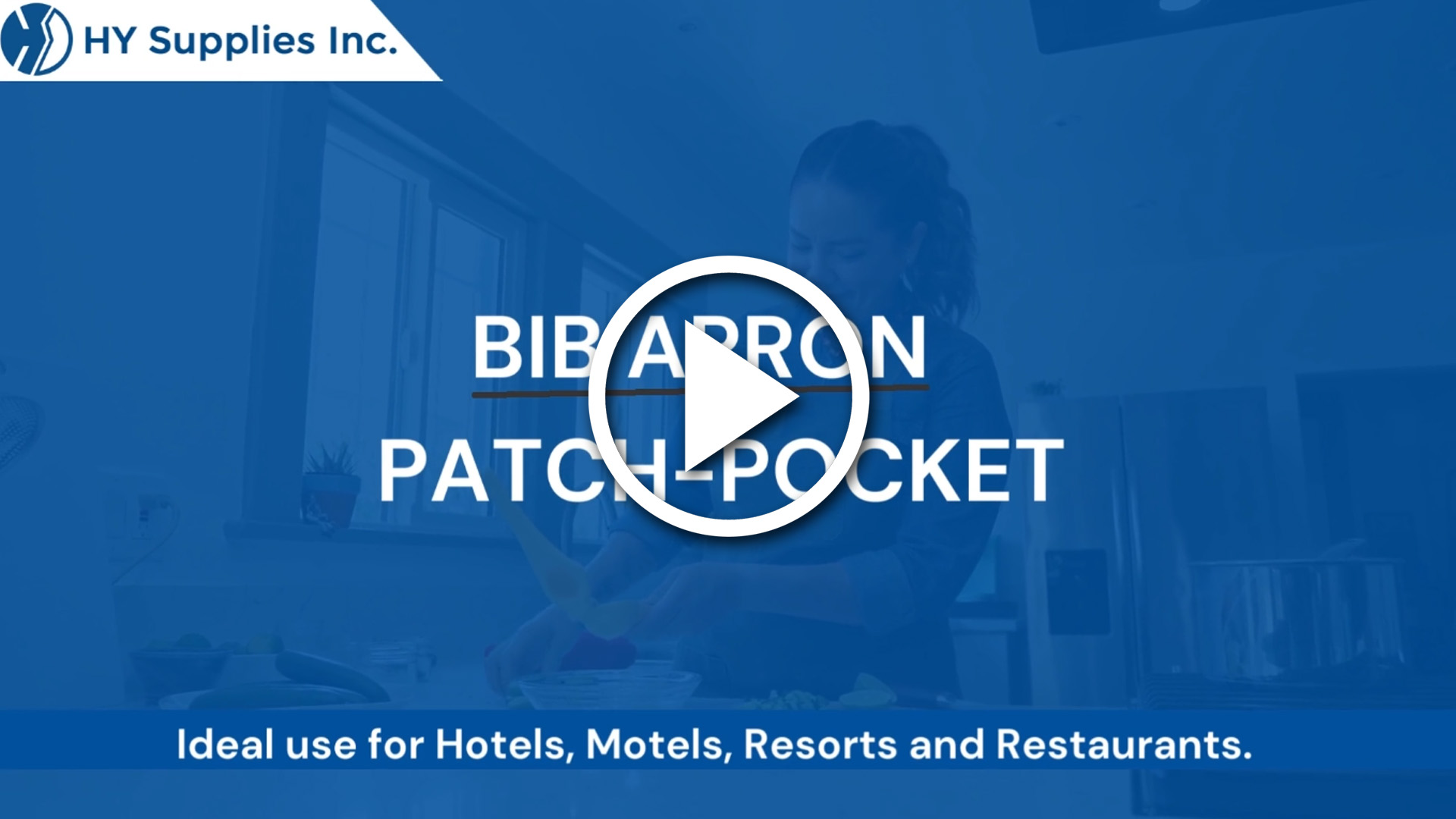Bib Apron - Patch-Pocket