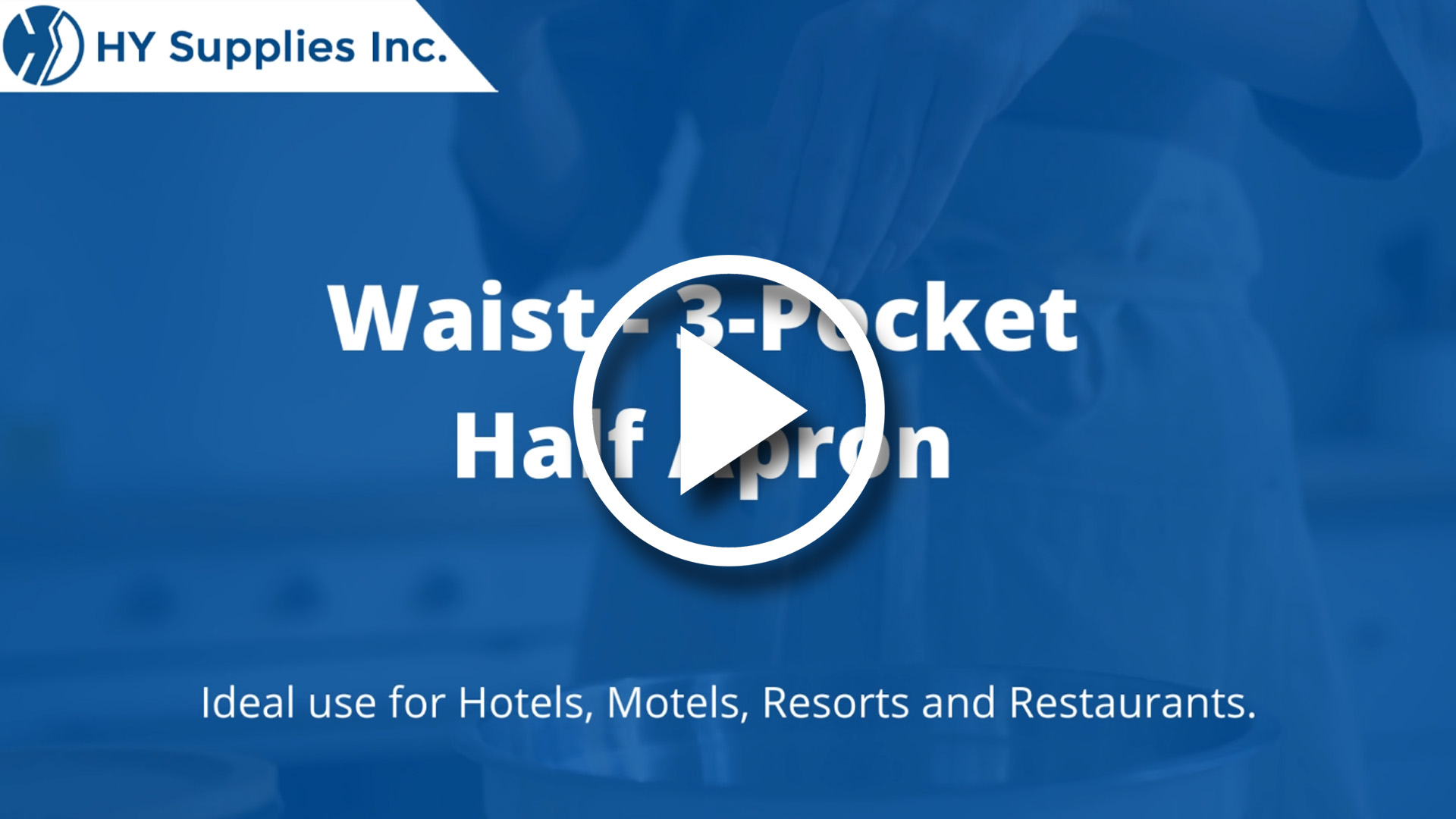 Waist 3-Section Pocket Apron