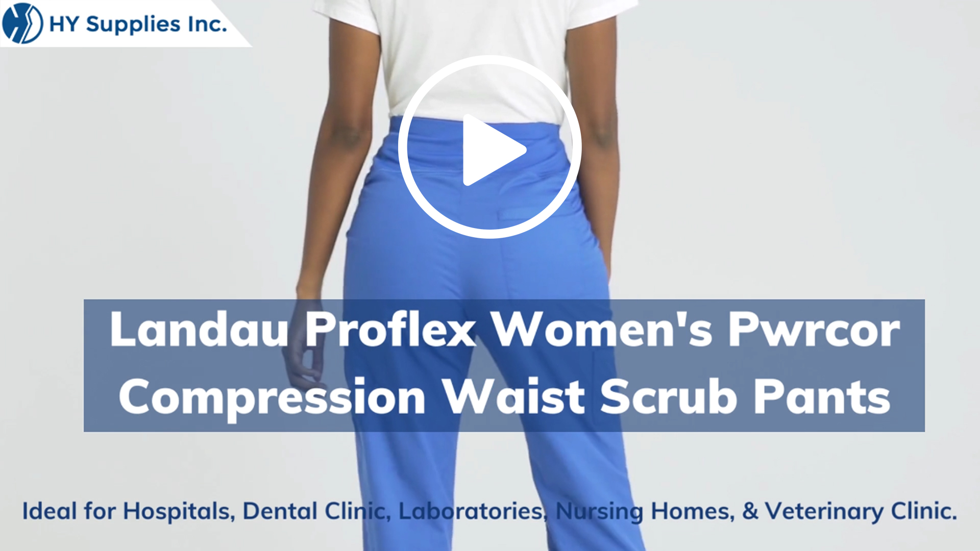 Landau Proflex Women's Pwrcor Compression Waist Scrub Pants