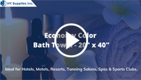 Economy Color Bath Towel - 20" x 40"