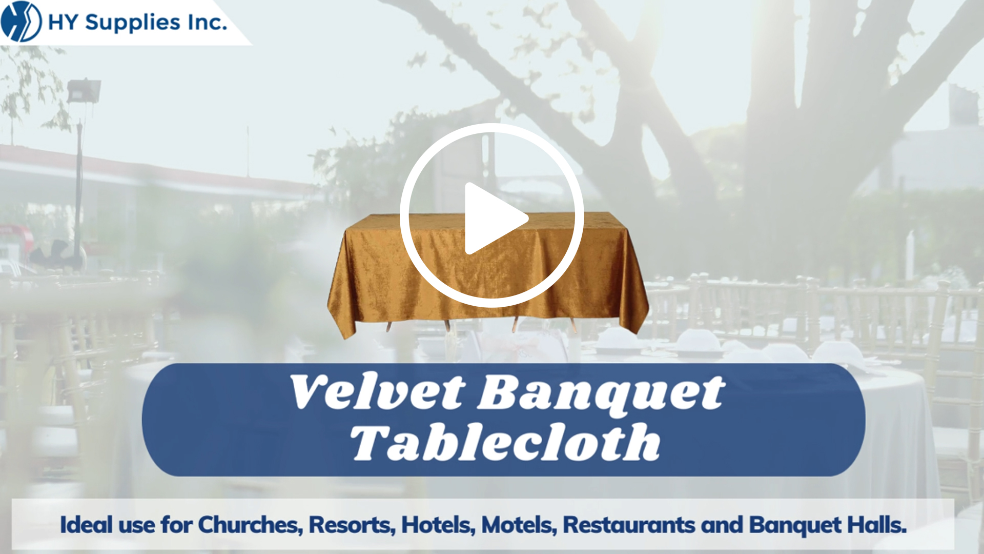 Velvet Banquet Tablecloth