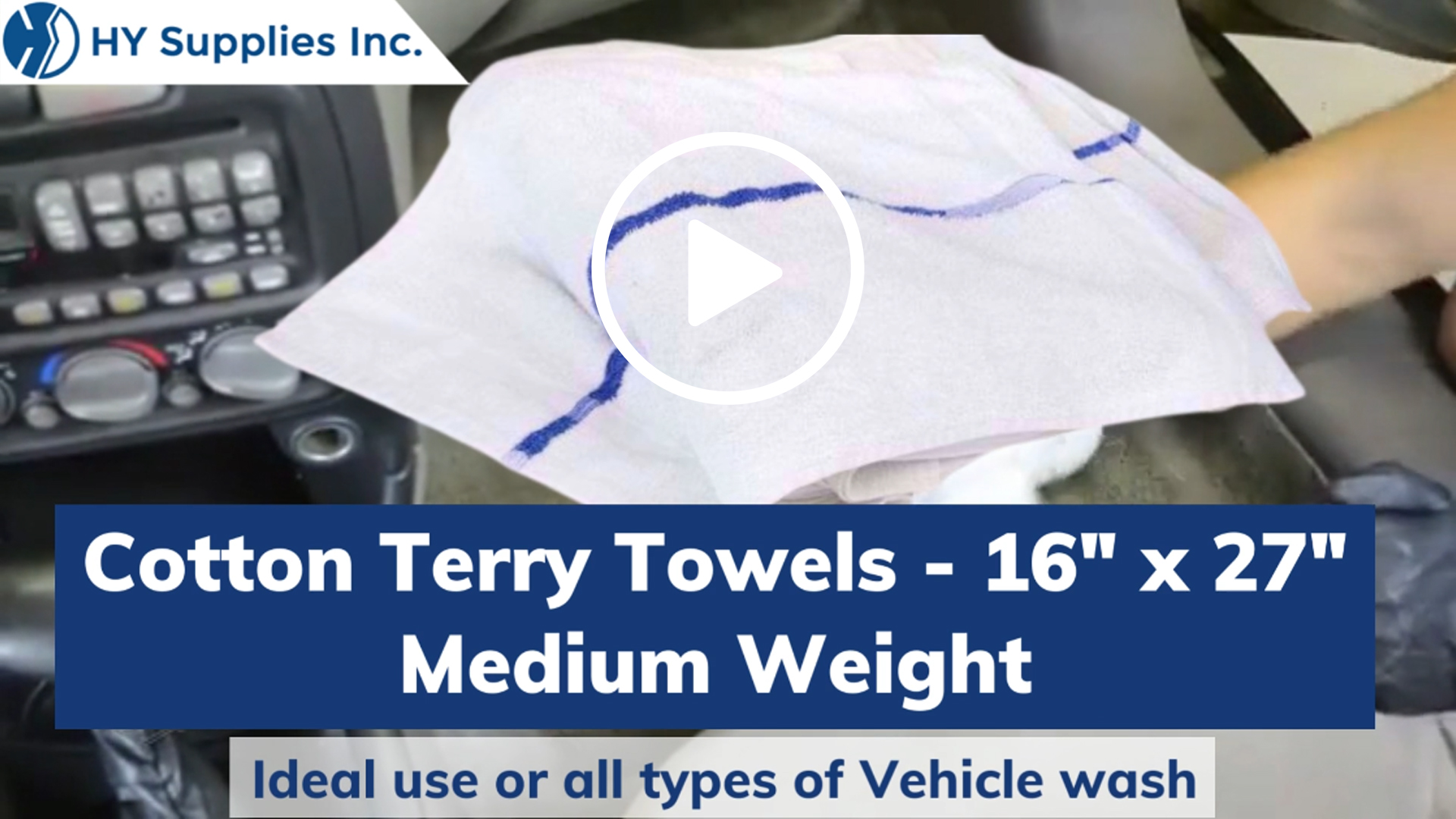 Cotton Terry Towels - 16 x 27 Medium Weight	