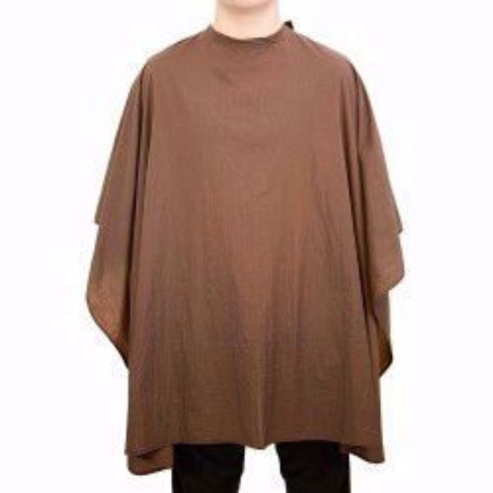 Hair Dressing Capes Solid Brown Color Haircutting Cape
