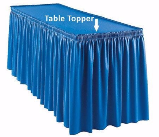 Wholesale 100% Poly Table Topper