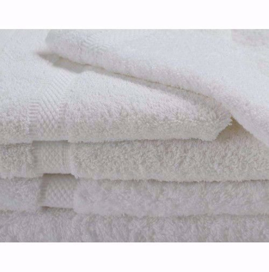 White 16x30 Oxford Imperial all Ring Spun Cotton Hand Towel