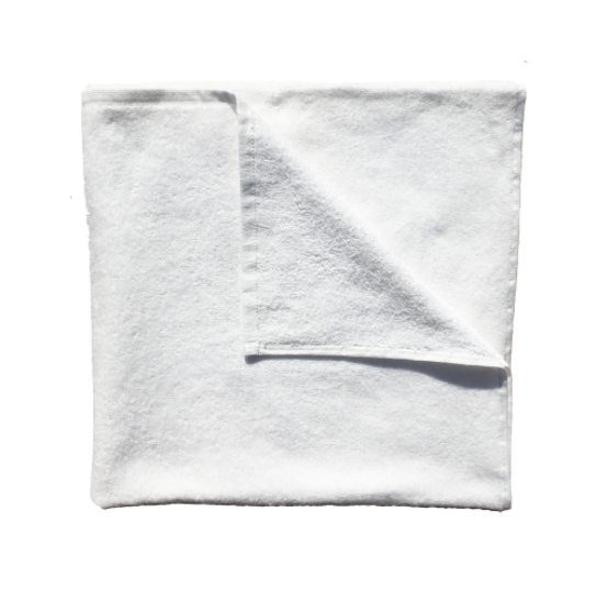 White, Velour Hand Towels