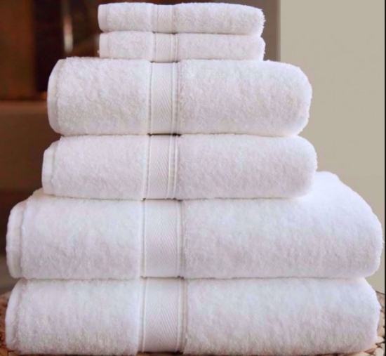 24" X  48"Premium White Gym Bath Towel