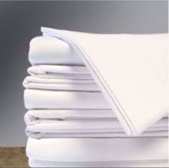 White Flat Sheets, T 180