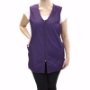 Purple salon snap vest