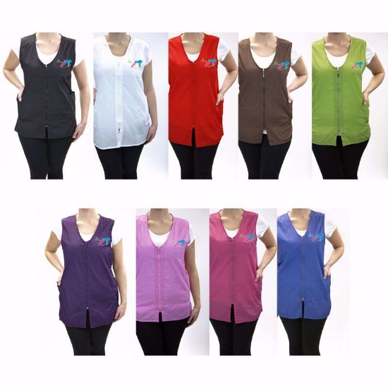 Bulk salon snap vest