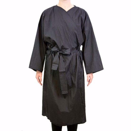 Black - Long Kimono Gown/Wrap