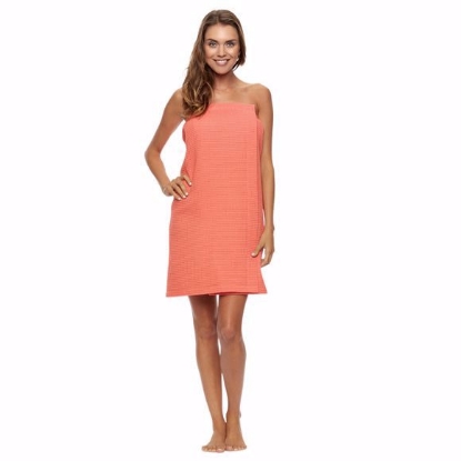 Coral, Waffle Weave Wholesale Spa Wrap - 29"