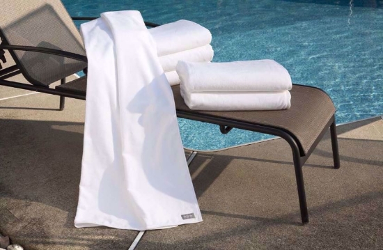 Terry Cotton Lounge Chair Cover 