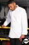 White, Expediter Laundry Chef Coat, 100% spun poly poplin