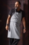 Classic Bib Apron for Restaurant Chefs - Houndstooth