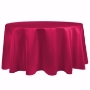 Duchess Matte Satin Round Tablecloth - 100% Poly