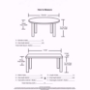 Majestic Reversible Dupioni-Satin Tablecloth - Measurement