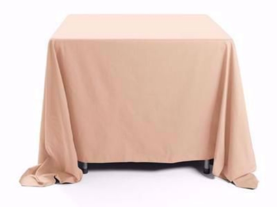 50/50 Poly Cot. Twill Square Tablecloth - Crafted in USA