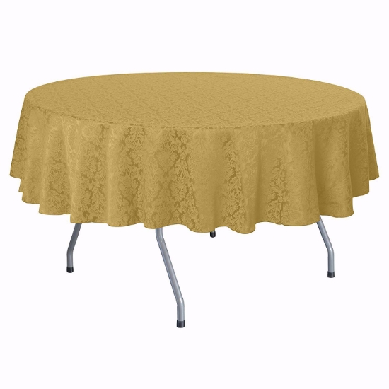 Wholesale Saxony Damask Round Tablecloth
